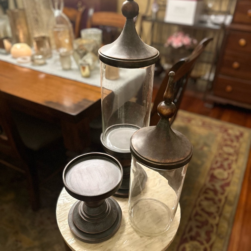 Southern Living at Home Hurricane Canisters